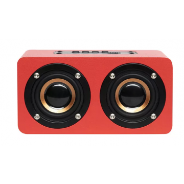 QBT-100 RED CASSA BLUETOOTH