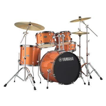 BATTERIA COMPLETA ORANGE GLITTER 20''