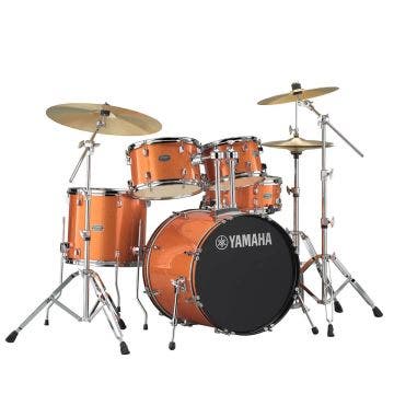 BATTERIA COMPLETA ORANGE GLITTER 22''