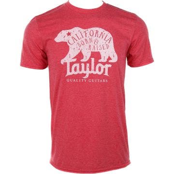 CALIFORNIA BEAR T-SHIRT SMALL ROSSA