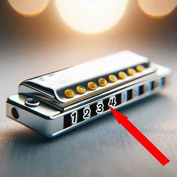 nota di do su armonica a bocca